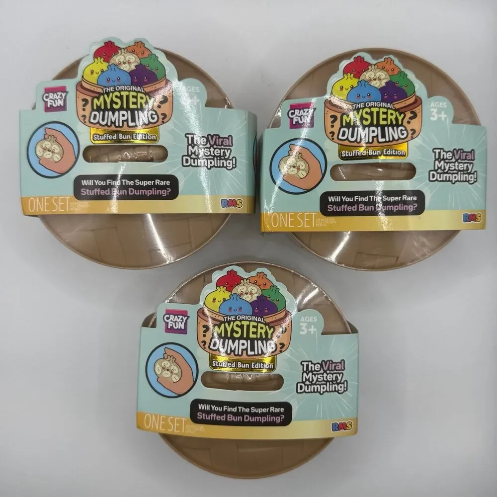 [3 PC] RMS - The Original Mystery Dumpling: Stuffed Bun Edition NEW